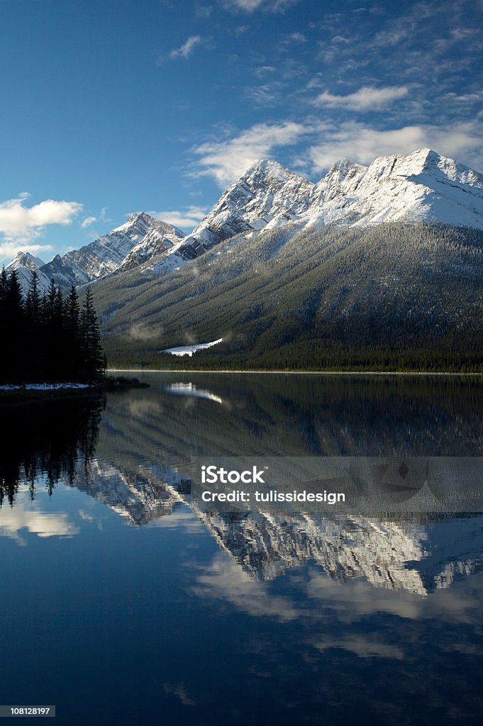 Berg-Reflexion - Lizenzfrei Banff Stock-Foto