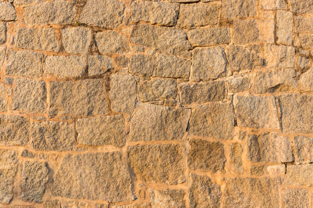 istock Background of old stone brick wall. 1081282246
