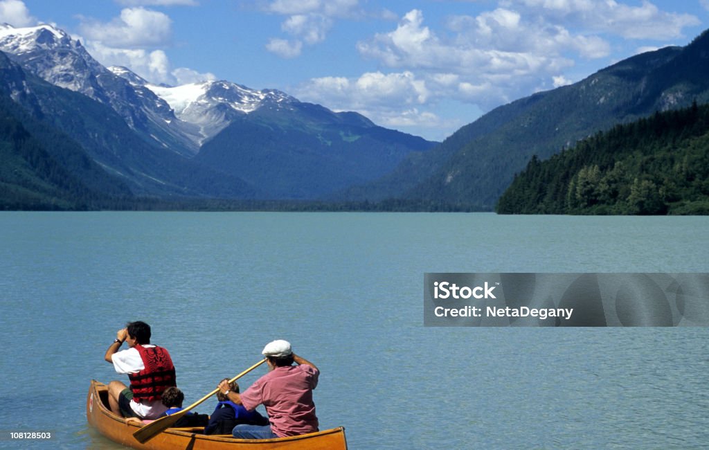 Canoeing near Haines, Alaska  Alaska - US State Stock Photo