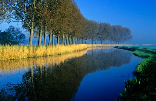 Landscape at the Datteln-Hamm Canal near Hamm.