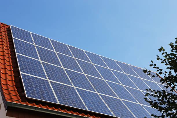 istock Photovoltaic: Roof with solar panels 1081287704