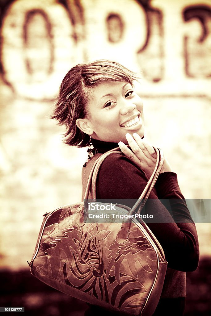 도시 여자아이 인물 - 로열티 프리 아프리카 민족 스톡 사진
