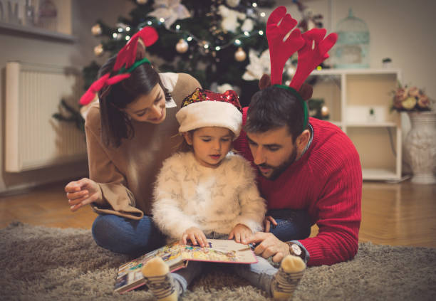 istock Christmas fairy tale for their princess. 1081288836
