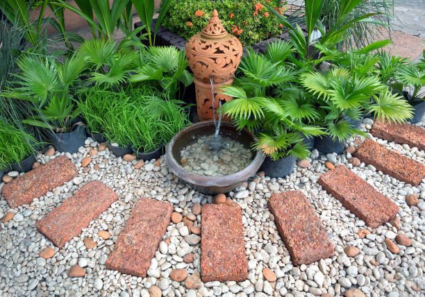 istock Vertical Garden Decoration In the park. 1081289930
