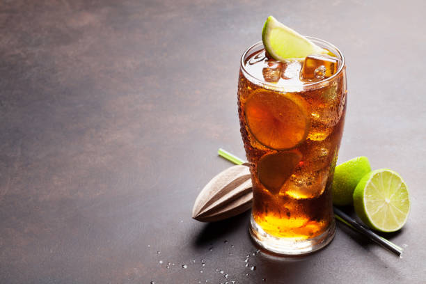 istock Cuba libre cocktail glass 1081290616