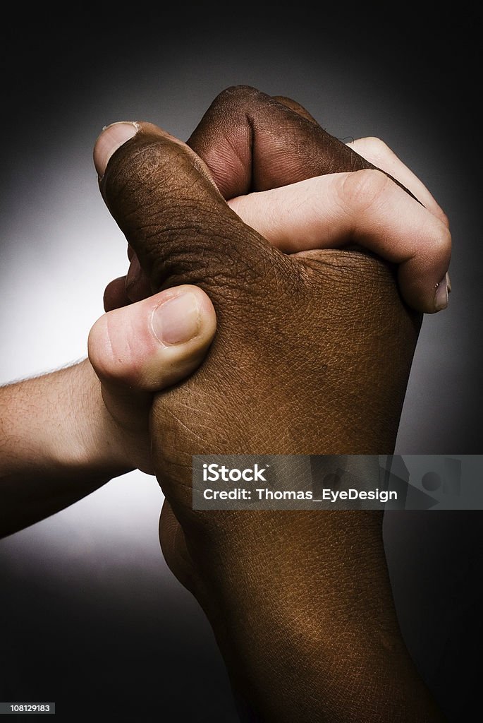 Battaglia delle mani serie - Foto stock royalty-free di Adulto