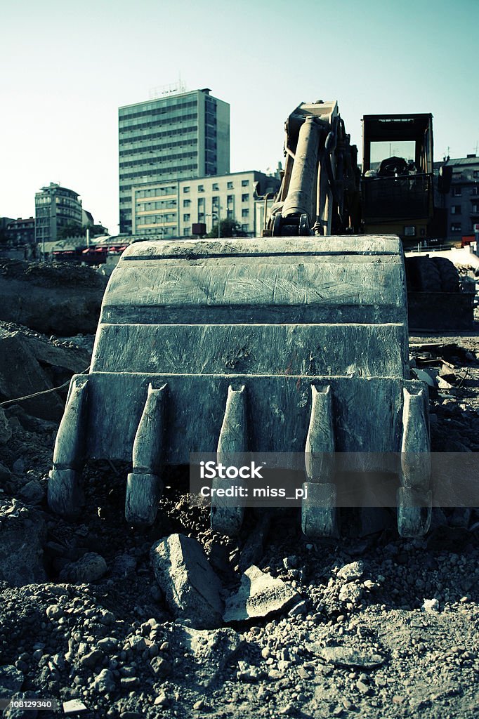 Cavar excavator - Foto de stock de Amontoamento royalty-free
