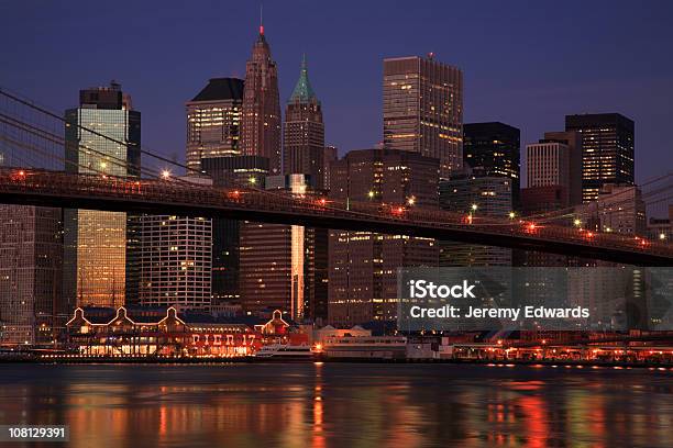브루클린 브리지 대해 맨해튼 스카이라인 뉴욕 미국 0명에 대한 스톡 사진 및 기타 이미지 - 0명, 강, 강철