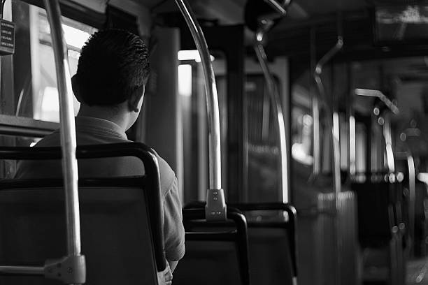 People ride a CAIO Apache bus in Sao Paulo. There are some 17,000 buses in Sao Paulo.