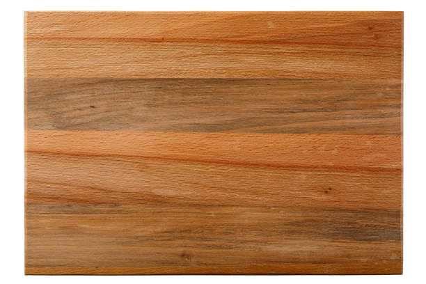 istock Wooden cutting board  white background. Wood texture. 1081296460