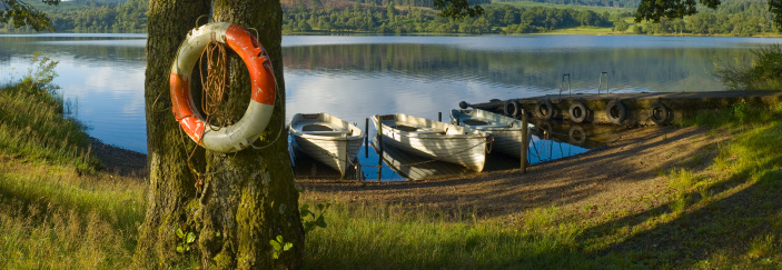 Anchor on the embankment