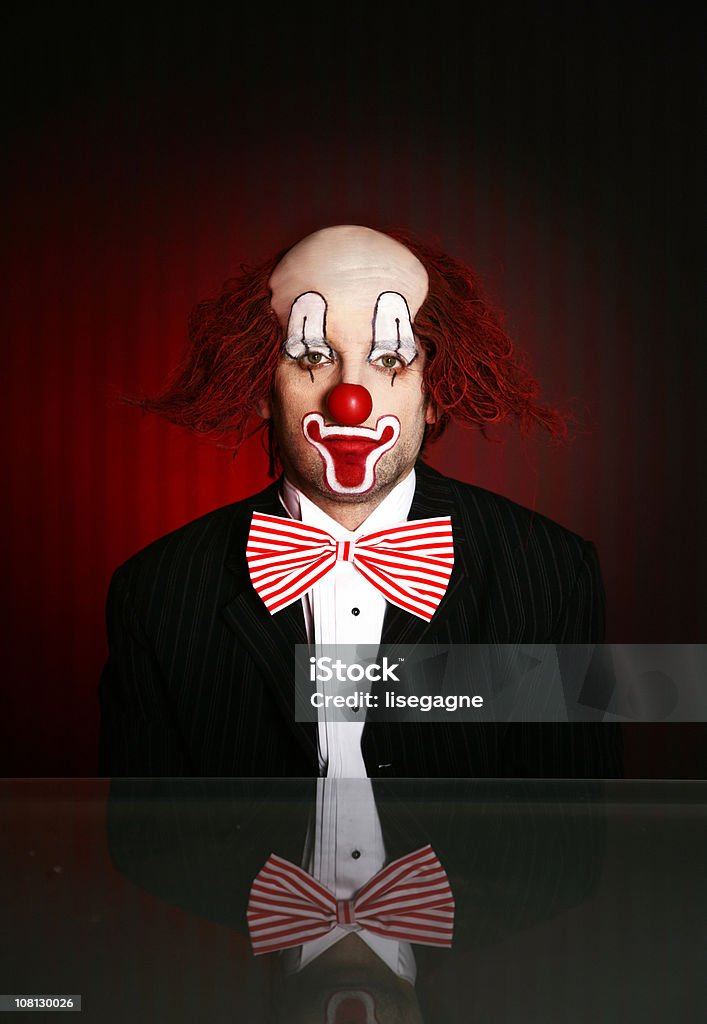 Портрет клоун - Стоковые фото Цирк роялти-фри