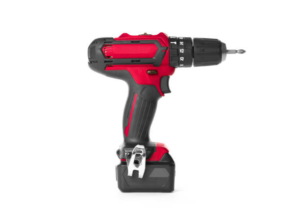 istock Cordless screwdriver or power drill isolated 1081317528