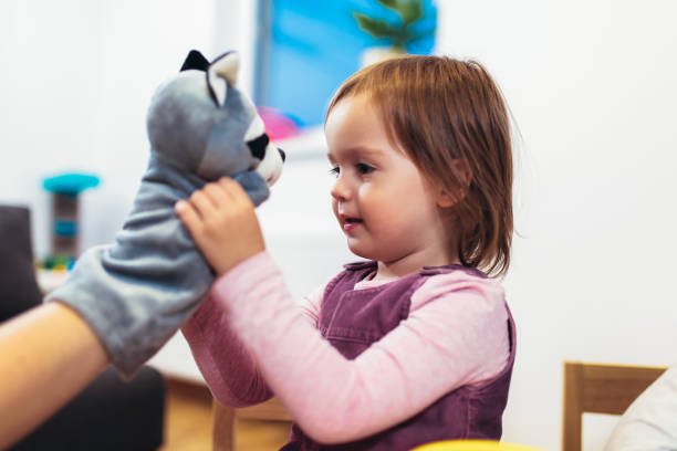 istock Cute child playing on table indoor 1081321058