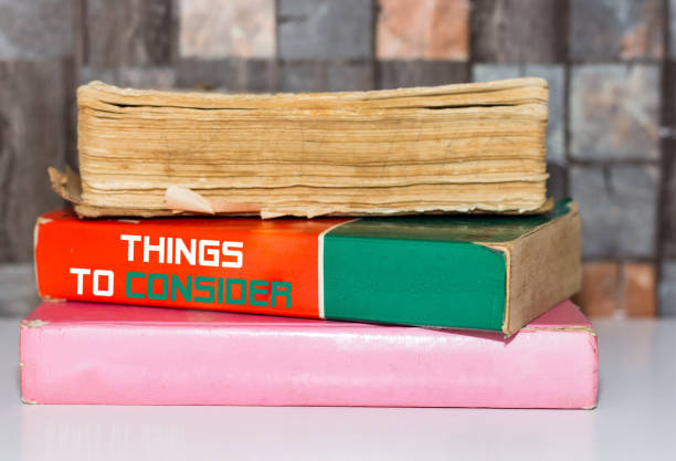 istock Things To Consider. Business concept for Business Knowledge written on the book 1081328058