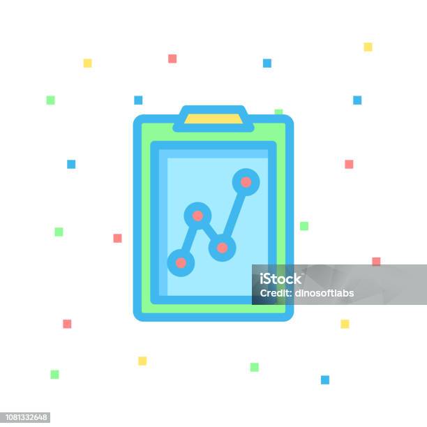 Vector Analytic Chart Analytic Chart Graph Stock Illustration - Download Image Now - Business ...
