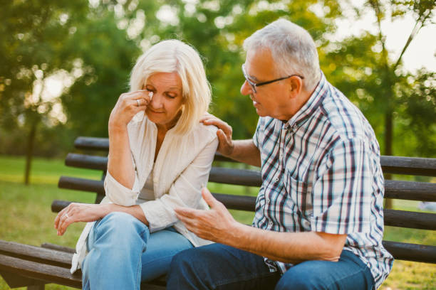 istock Senior couple in park 1081341938
