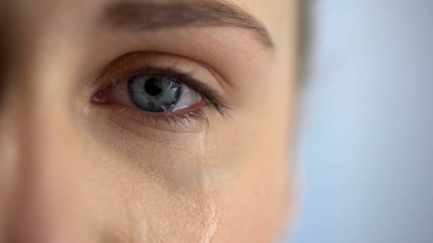 Sad woman crying, suffering pain eyes full of tears, domestic violence victim Sad woman crying, suffering pain eyes full of tears, domestic violence victim women crying stock pictures, royalty-free photos & images