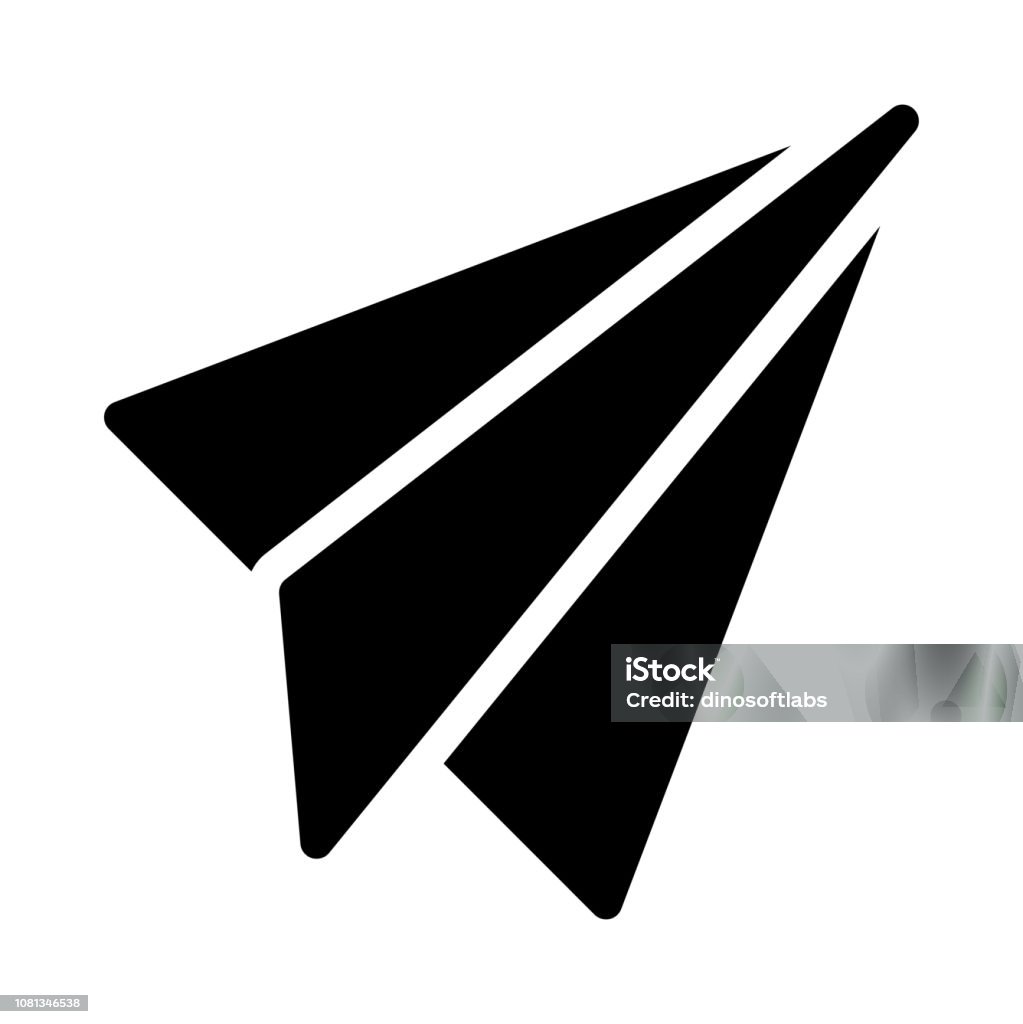 Paper Plane Message Send Paper Plane Message Stock Illustration - Download Image Now ...