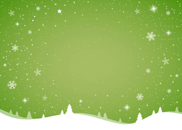 szablon kartki świątecznej z błyszczącymi płatkami śniegu. wektor. - christmas background stock illustrations