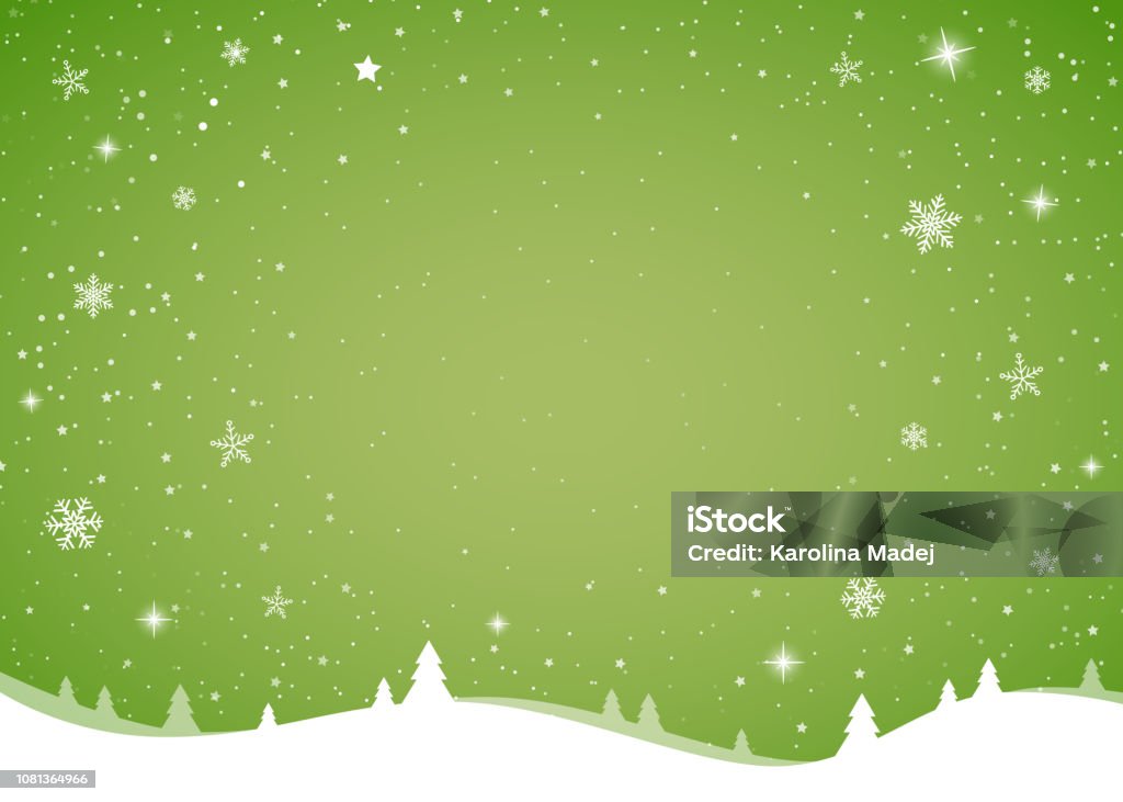 Christmas card template with with glossy snowflakes. Vector. Christmas stock vector