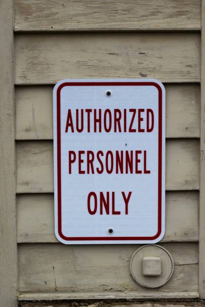 istock Red and White Personal Sign 1081366024