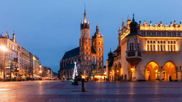 istock The Main Market Square at night, Krakow, Poland 1081375710