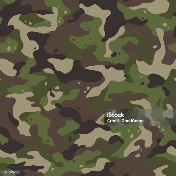 Army Camouflage Stock Illustration - Download Image Now - Camouflage, Camouflage Clothing, Pattern
