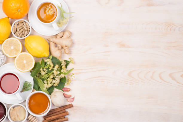 istock Home natural medicine for cold and flu 1081391680