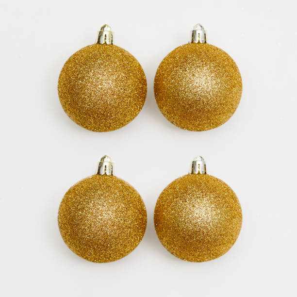 istock Christmas decoration. Decorative christmas ornaments on white background 1081391748