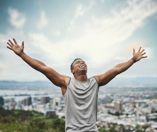 istock The world is my gym! 1081399448