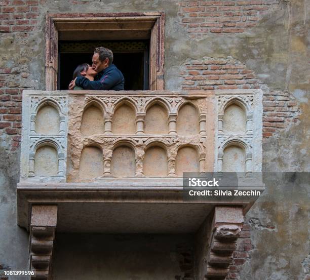 Stock fotografie Dům Julie A Romea Balkon Verona Itálie – stáhnout obrázek nyní - Casa di Giulietta, Dům, Fotografie - Obrázek