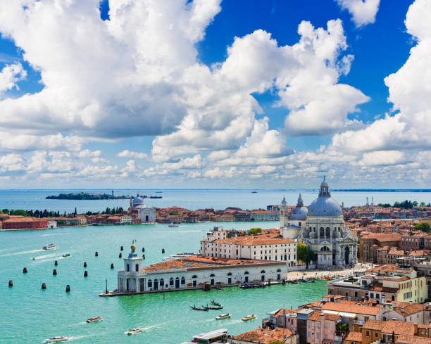 istock Panoramic view of Venice from San Marco bell tower, Italy 1081403072