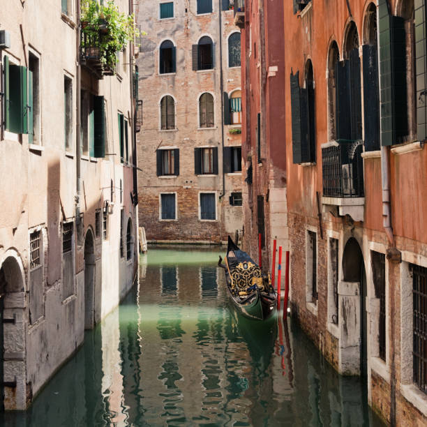 istock Quiet beautiful small canal and, Venice, Italy 1081405520