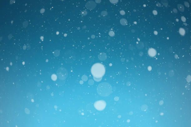 istock winter Christmas background with snow 1081413048
