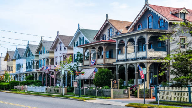 istock Vintage architectural homes in Cape May New Jersey 1081417404
