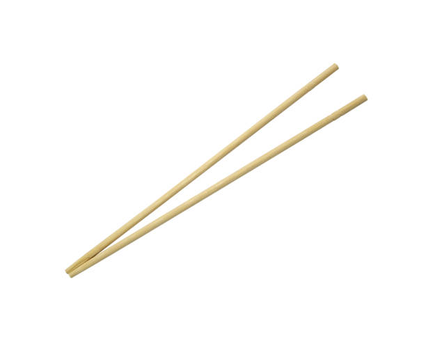 istock Wooden chopsticks isolated on white background 1081417566