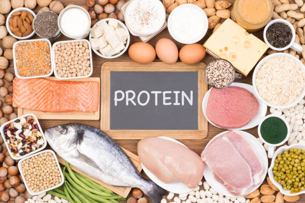 istock Food rich in protein 1081417664