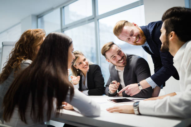 istock Business people working together on project and brainstorming in office 1081431878