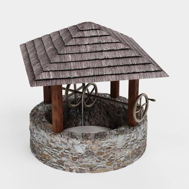 istock Realistic 3D Render of Medieval Well 1081437744
