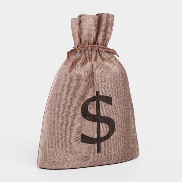 istock Realistic 3D Render of Money Bag 1081437750