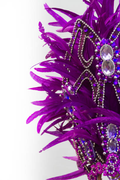 istock Embroidered helmet with stones and feathers for carnival 1081449206