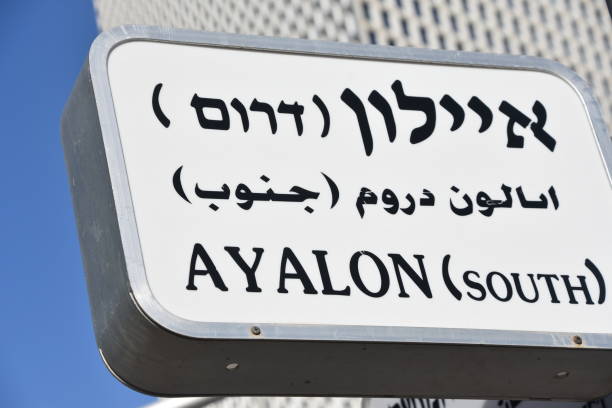 istock Road sign, Israel 1081467156