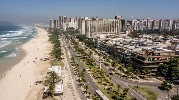 istock Aerial view of Barra da Tijuca beach 1081484332