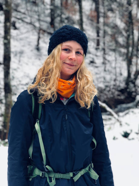 istock Young female hiker smiles at camera 1081486874