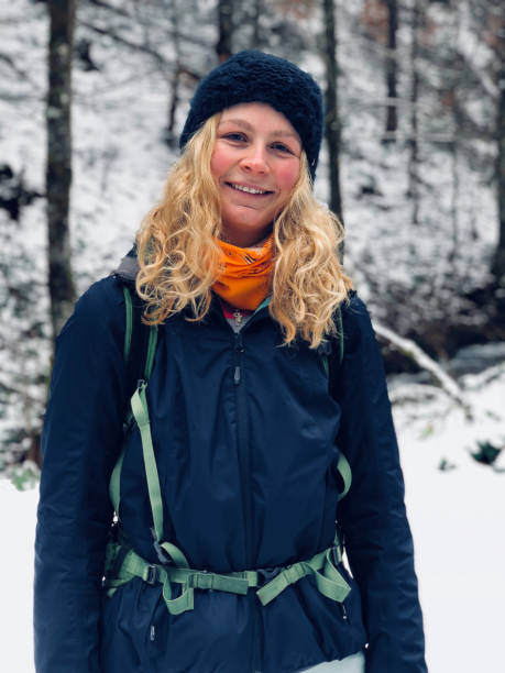 istock Young female hiker smiles at camera 1081486958