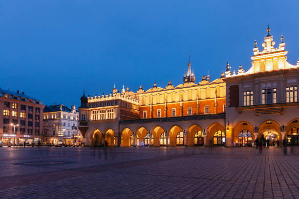 istock The Main Market Square at night, Krakow, Poland 1081487600