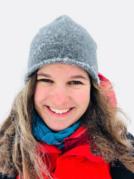 istock Young female hiker smiles at camera 1081488758