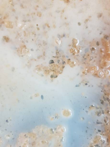 istock Beige abstract textured background with salt granules and copy space 1081489400