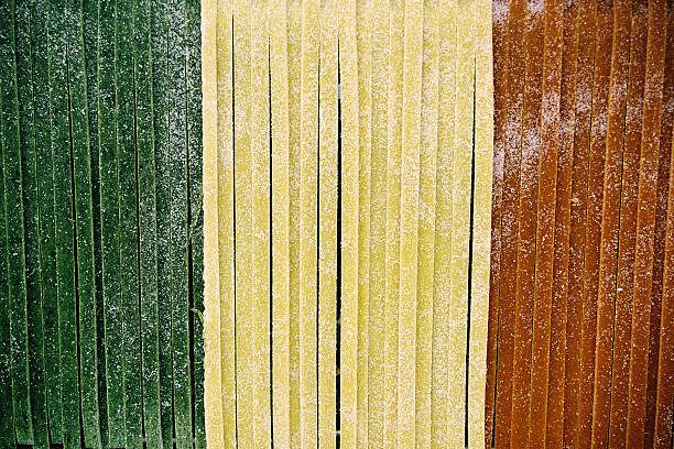 Multicolored dry pasta Background. Texture. design concept. Copy space.